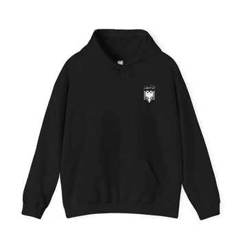 Young Shqipes Unisex Heavy Blend™ Allahu Akbar X Greater Albania Hooded Sweatshirt (Limited time)